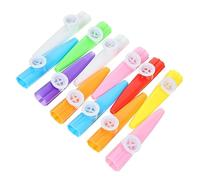 Sosoport 12Pcs Kazoo Musical Instrument Random Colors Lightweight and Portable Playthings for Guitar and Ukulele Accompaniment Engaging Educational Music