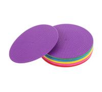 Sosoport 12pcs round Spot Markers for Football Training, Multi-purpose Pvc Flat Discs, 4 Inch Colored Sports Markers to Define Boundaries for Team Sports and Training Drills Random Color