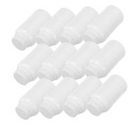 Sosoport 12pcs Wide Mouth Sample Containers with Screw Lids Reusable Impact Resistant Plastic Lab Bottles for Chemical Storage Mixing Dispensing and Accurate Measurement in Laboratory Use