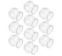 Sosoport 14pcs Plastic Moss Bowl Terrarium for Succulent Plants and Mini Bonsai with Easy Hydroponics and Space-saving Design, Creative Micro Landscape DIY Vessel for Home and Office