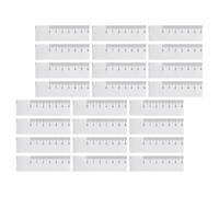 Sosoport 150pcs Paper Measure Tape Roll Double Sided Dress Makers Measure Tape Wound Measurement Tool White Markings Resists Wear and Tear on The Go Tailoring Measurement