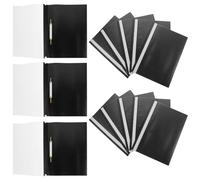 Sosoport 15Pcs A4 Music Score Binders and Multi-Function File Folder Organizers, Black Document Folder Set for Office File Storage and Project Report Management