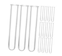 Sosoport 16pcs Small Transparent Glass Propagation Vases for Plants Hydroponic Test Tube Plant Vessels for Water Retention and Root Observation Reusable DIY Floral Display Containers for