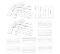 Sosoport 18pcs Gel Heel Pads for Women Shoes, Self-Adhesive Heel Grips Protectors with Invisible Protection and Reduced Rubbing, Suitable for Daily and Party Use
