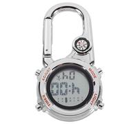 Sosoport 1pc Metal Mountaineering Table Climbing Carabiner Watch Pedometer Watch Pocket Clip Hanging Climbing Backpack Novelty