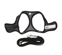 Sosoport 1set Cat Leash Set Reflective Strips Breathable Mesh for Outdoor Walking Lightweight Vest for Kittens and Adult Cats Escape Pet Gear Leash Included
