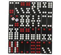 Sosoport 1Set Chinese Domino Game Traditional Tiles for Family Fun Safe and Sturdy Material Party Game for Friends and Colleagues and Practical