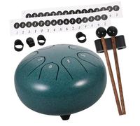 Sosoport 1Set Hand Pan Drum Kit Steel Tongue Percussion Instrument with Ethereal Sound for Music Therapy and Meditation Complete with Tutorial and Drum Mallets