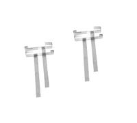 Sosoport 2 Pairs Professional Beekeeping Racks Bee Hive Frame Holder Stainless Steel Frames