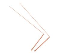 Sosoport 2 Pcs Copper Divining Rods Probe for Water Vein Detection Spirit Dowsing Tools Suitable for Agricultural Irrigation Construction and Pipeline Maintenance