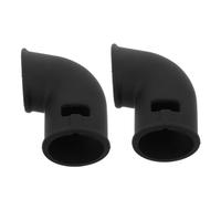 Sosoport 2 Pcs Silicone Steam Release Diverter for Smart Pressure Cooker and Air Fryer Kitchen Accessories Easy Install Steam Valve for Efficient Flavor Preservation Black