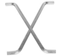 Sosoport 2 Pcs Stainless Steel Sink Garbage Disposal Wrench Hex Keys for Kitchen Food and Trash Disposal Maintenance Home Use