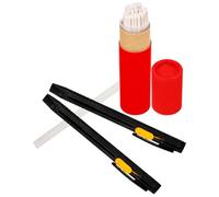 Sosoport 2 Set Invisible Fabric Marker Pen for Sewing with Plastic Chalk Material, Comes with Refills, for Tailors and Dressmakers, for Precise Garment Marking and Leather Crafts