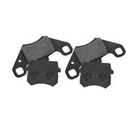 Sosoport 2 Sets Friction Motorcycle Brake Pads Set Front and Rear Disc Brake Pads for Atv Utv Dirt Bike with Exceptional Stopping Power and Easy Installation