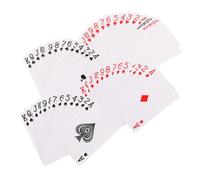 Sosoport 2 Sets Heat Transfer Blank Poker Cards for DIY Sublimation Create Your Own Custom Paper for Fun and Entertainment for Bulk Projects and Events