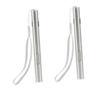 Sosoport 2 Sets Portable Medical Flashlights LED Pocket Pen Light for Neurological Assessment USB Rechargeable Diagnostic Torch with Clip for Hospitals and Clinics