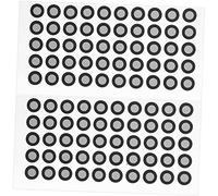 Sosoport 2 Sheets Reflective Marker Point Stickers for 3d Scanner Positioning with Pet Material and Accurate Positioning, Suitable for Reverse Engineering and Metrology on Smooth Objects