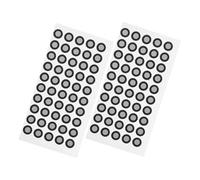 Sosoport 2 Sheets Scanner Reflective Marker Points High Precision Reference Dots for Accurate Positioning in Architecture Engineering Design Tear-resistant Reflective Film Markers Inner