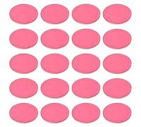 Sosoport 200pcs Bingo Chips with Metal Ring, Red Plastic Counters, Portable and Easy Counting Discs for Boards and Wands, for Outdoor Gatherings and Family Events