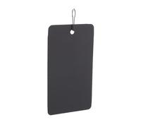 Sosoport 200pcs Black Plastic Hanging Tags Set with PVC Material and Iron Gourd Pin, Waterproof Id Holders for Office and Exhibition Use, Suitable for Name Cards and Business Cards