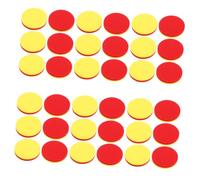 Sosoport 200pcs Mathematical Counter Educational Counters Math Manipulatives Classroom Math Supplies Educational Counting Circles Learning Math Skill Builders Bingo Equipment Eva