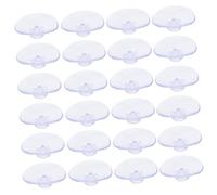 Sosoport 200pcs Small Suction Cups Sucker Pads for Glass Tabletops Windows Washable Reusable Collision Suction Pads for Home Organization and Hanging Decorations