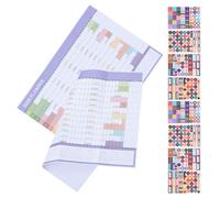 Sosoport 2026 Large Wall Calendar Planner Set - 2pcs Oversized Yearly Wall Organizer for Home Office - Navy Blue Monthly and Annual Planning Calendar