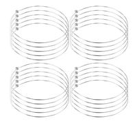Sosoport 20pcs Acoustic Guitar E String Replacement Stainless Steel Wire with Silver Finish for Smooth Playability and Reduced Finger Friction Suitable for Beginners and Advanced Players