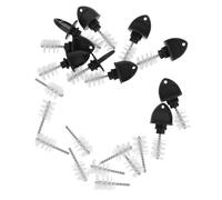 Sosoport 20pcs Beer Tap Cleaning Brushes with Bristles for Restaurant Tap Plugs and Beverage Equipment Easy Insertion and Removal for Thorough Draft Faucet Maintenance