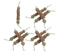 Sosoport 20pcs Cat Chew Silvervine Stick Toy with Catnip for Teeth Cleaning Molar Silvervine Chew Toys for Active Kittens and Cats Natural and Fun Care