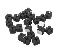 Sosoport 20pcs Grey Silicone Car Cable Clips Adhesive Cord Organizer for Electronics and Desk, Travel Cord Keeper for Power and Audio Cables, Self-Stick Wire Management for Home and Vehicle