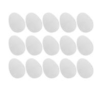 Sosoport 24pcs White Plastic Easter Graffiti Egg Model for Party Events
