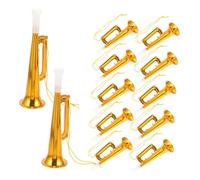 Sosoport 25pcs Plastic Handheld Trumpet Noise Makers for Sporting Events and Year Party Cheering Horns for Outdoor Activities Safe and Use Musical Instruments for Adults