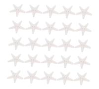 Sosoport 25Pcs Realistic Plastic Sea Star Ornaments Coastal Ocean Themed Decorations for Fish Tank and Hawaii Style Party Beach Decor