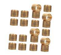 Sosoport 25pcs Snooker Cue Tip Ferrules Copper Replacement Kit for Enhanced Shot Precision and Elegant Aesthetic in Pool Games Compatible with Various Cue Types
