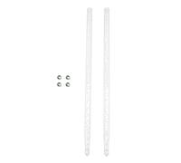 Sosoport 2pcs 5a Fluorescent Drumsticks Red Blue Glow in The Dark Percussion Sticks for Acoustic and Electronic Drums Performance