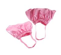 Sosoport 2pcs Adjustable Cat Shower Cap Soft Breathable Pet Bath Hat for Grooming Protects Ears and Eyes Lightweight Headcover for Cats and Small Dogs at Home and Salon