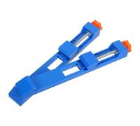 Sosoport 2Pcs Adjustable Circular Saw Base Guide Rail with Straight Edge Clamp, Blue Precision Cutting Guide for Plywood, Laminate Floor Tile - Universal Rip Fence for Handheld Woodworking