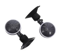 Sosoport 2pcs Adjustable Mini Aquarium Air Diffuser with Suction Cups for Fish Tank Oxygenation, Plastic Flat Body Bubble Increaser Producing Ultrafine Bubbles, for Shrimps and Fish Fry