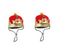 Sosoport 2pcs Adjustable Pet Hat for Dogs and Cats for Halloween Parties and Pet Dress-up Bright Color Kitten and Puppy Costume Accessory