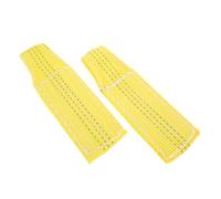 Sosoport 2pcs Auto Body Dent Removal Kit Easy to Use Tools for Large Dents Safe Soft Pull Design for Paint Protection Compact Automotive Repair Set Yellow