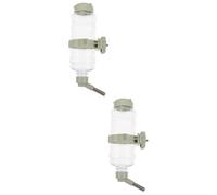 Sosoport 2pcs Automatic Pet Water Dispenser for Dogs and Cats Leak Design Convenient Hanging Feeder Capacity for Indoor and Outdoor Use