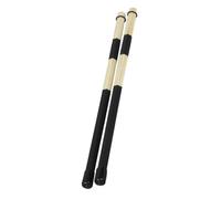 Sosoport 2Pcs Bamboo Drumstick Rack Sticks Durable Wooden Brushes for Percussion Instruments for and Youth Drumming Practice Lightweight and Comfortable Design