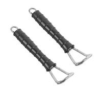 Sosoport 2Pcs Bamboo Pattern Detachable Kitchen Pot Handles, Universal Heat Resistant Replacement Pan Grips for Saucepan Wok Rice Cooker Cooking Pots