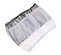 Sosoport 2pcs Bird Cage Covers Mesh Netting for Seed Guard and Dust Protection, Breathable Cage Dust Cover with Star Pattern, Fits 45.6"-66.9" Indoor Birdcages