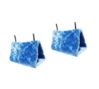 Sosoport 2pcs Bird Plush Hammock Cave for Animals Snuggle Hut Hideaway Lint Material for Parrots Hamsters and More