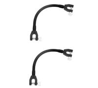 Sosoport 2pcs Black Ski Tip Connector for Speed Control Ski Training Aid Skiing Equipment for Beginners