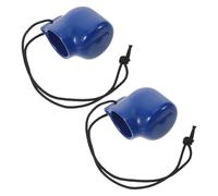 Sosoport 2pcs Blue Scuba Tank Valve Dust Caps, Universal Threaded Cylinder Protector Caps for Diving Equipment, Valve Head Covers for Snorkeling and Underwater Safety