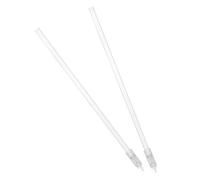 Sosoport 2pcs Bottling Wand with Valve for Home Brewing Compact Plastic Bottle Filler Wand for Beer and Wine Easy to Use Compatible with Standard Wine Bottle Necks