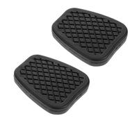 Sosoport 2pcs Car Brake and Clutch Pedal Covers Non-slip Rubber Replacement Pads for Fit City Grace Insight Easy Install Anti-skid Foot Pedal Pads